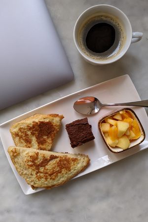 Assiette sucrée (végétarienne) at L'Alter d'en face in Louvain-la-neuve