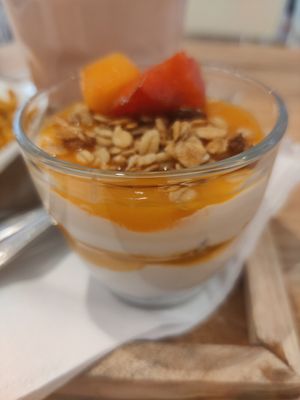 Chia pudding at L'Alter d'en face in Louvain-la-neuve