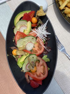 Mixed salat  at Sea View in Porto Moniz