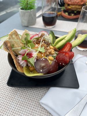 Vegan bowl  at Sea View in Porto Moniz