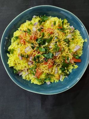 Poha ( tapa vegana ) at Karma Food and Drink in Valencia