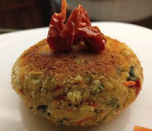 Hamburger di Miglio e Zucca at Il Posticino in Turin