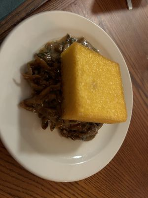 Polenta and mushrooms   at Sylvan in Glasgow