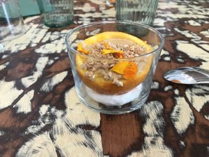 Sobremesa óptima!!!😋 at La Mujer de Verde in Mallorca