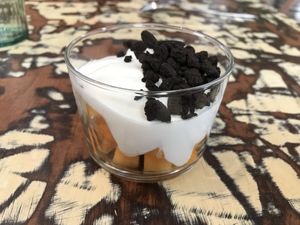 Outra sobremesa óptima !😋 at La Mujer de Verde in Mallorca