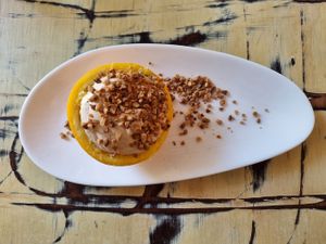 Dessert at La Mujer de Verde in Mallorca