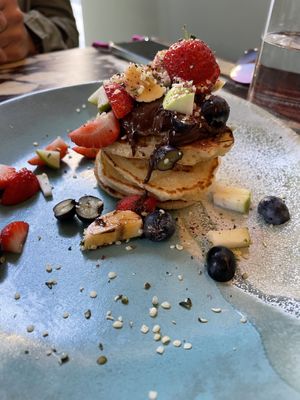 Pancakes  at La Mujer de Verde in Mallorca