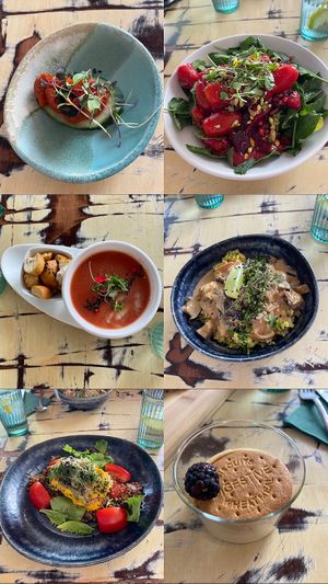 Varias opciones del menú de esta semana   at La Mujer de Verde in Mallorca