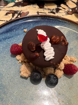 Avellana dessert - fabulous  at La Mujer de Verde in Mallorca