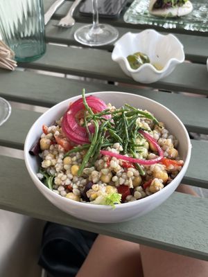 Buckwheat salad  at La Mujer de Verde in Mallorca