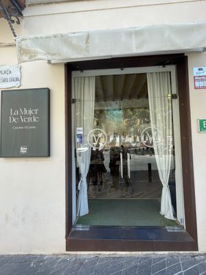 Entrance  at La Mujer de Verde in Mallorca