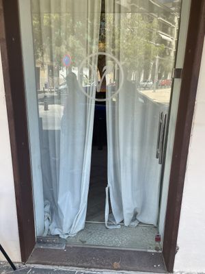 Window  at La Mujer de Verde in Mallorca