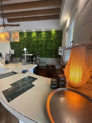 Inside  at La Mujer de Verde in Mallorca