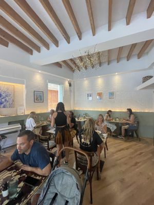 Inside  at La Mujer de Verde in Mallorca