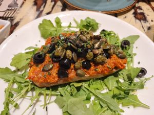 Vegan sobresada at La Mujer de Verde in Mallorca