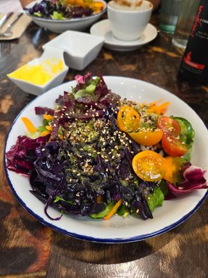Beetroot salad at La Mujer de Verde in Mallorca
