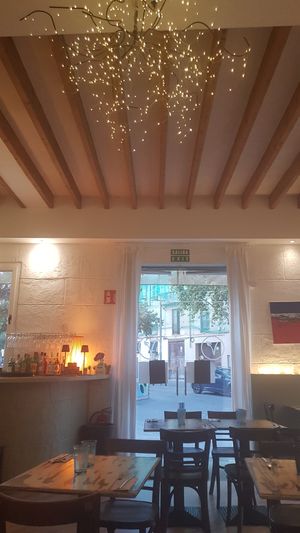 Lovely setting at La Mujer de Verde in Mallorca