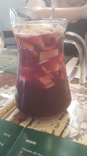 Sangria at La Mujer de Verde in Mallorca