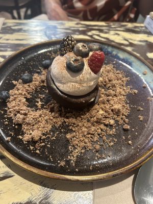 Great deserts..  at La Mujer de Verde in Mallorca