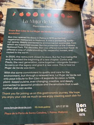   at La Mujer de Verde in Mallorca