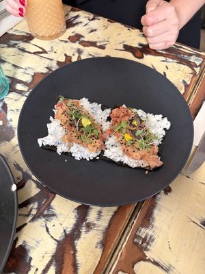 Japanese ‘tuna'  at La Mujer de Verde in Mallorca