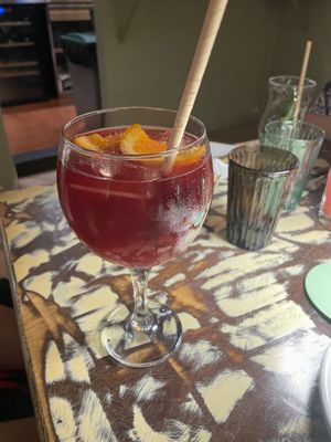 Sangria   at La Mujer de Verde in Mallorca