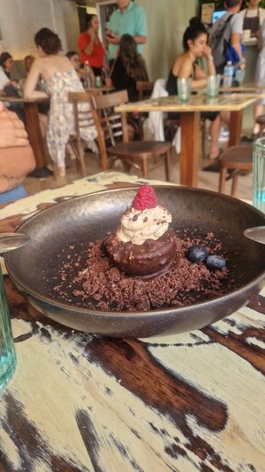 Dolce alle nocciole at La Mujer de Verde in Mallorca