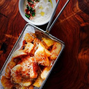 chips at Oskars in Kefalonia