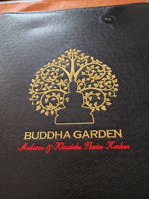 Menu at Buddha Garden in Apeldoorn