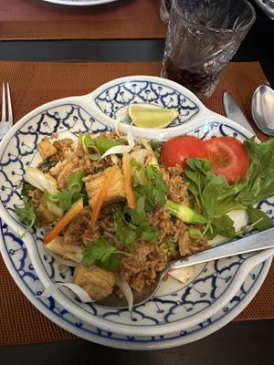 Kao pad vegan met tofu  at Buddha Garden in Apeldoorn