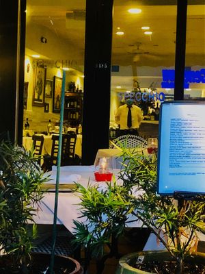 Terrace at Specchio Cafe in Surfside