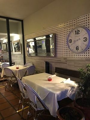 Terrace at Specchio Cafe in Surfside