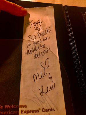 Our guests:) at Specchio Cafe in Surfside