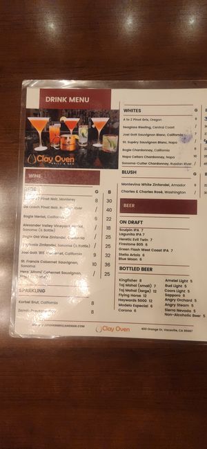  at Clay Oven in Vacaville