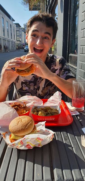 Amazing junk food at Halo Burger in Brighton