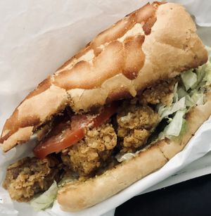 Ain’t gator po’boy at Souley Vegan in San Francisco