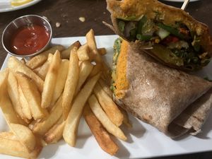 The V Wrap  at Wallace's at the Greenhouse in Homosassa