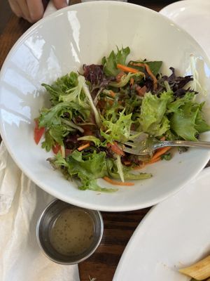 House salad w/ champagne vinaigrette   at Wallace's at the Greenhouse in Homosassa