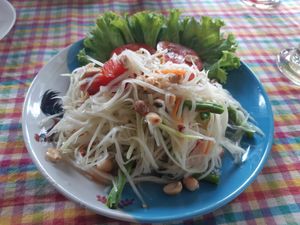 Som Tam at Pawn's Restaurant in Khao Sok