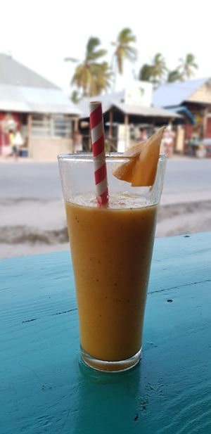 Passion juice at Sativa Café Zanzibar in Zanzibar