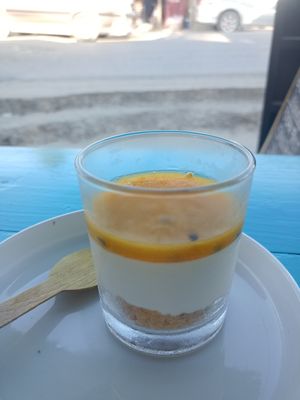 Passion Cheesecake at Sativa Café Zanzibar in Zanzibar