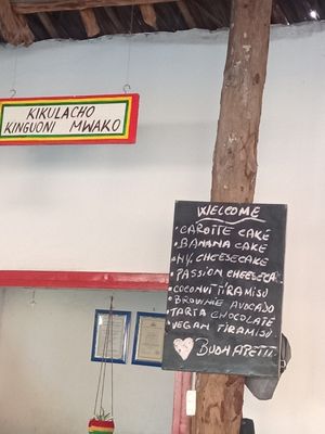 Unlucky that just some available at Sativa Café Zanzibar in Zanzibar