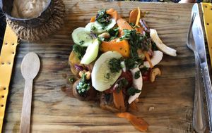 Sweet Potato salad (10k TSH)  at Sativa Café Zanzibar in Zanzibar