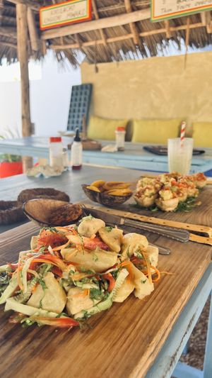 Salad   at Sativa Café Zanzibar in Zanzibar