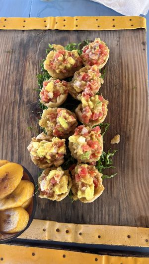 Banana cups   at Sativa Café Zanzibar in Zanzibar