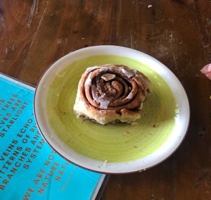 Vegan cinnamon roll  at Tribearth  in Diani Beach
