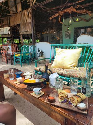 Wrap with vegan Beef at Tribearth  in Diani Beach