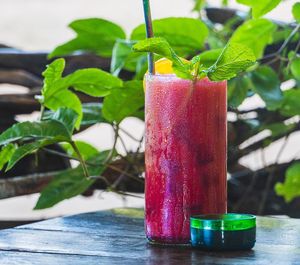 Hibiscus & Orange Iced Tea Served With Homemade Syrup at Tribearth  in Diani Beach