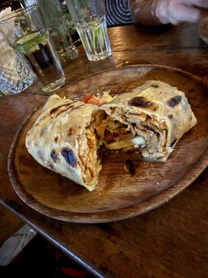 Vegan shawarma  at Tribearth  in Diani Beach