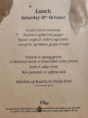  at Riverford Field Kitchen Restaurant in Buckfastleigh